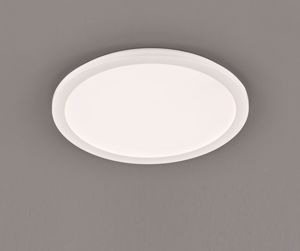 Plafoniera da esterno led 10w 3000k tonda bianca 17cm dimmerabile ip44