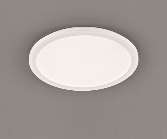 Plafoniera da esterno led 10w 3000k tonda bianca 17cm dimmerabile ip44