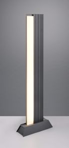 Lampione antracite da giardino 100cm led 16w 3000k ip44 moderno