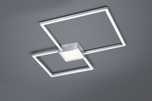 Plafoniera led  28w 3000k dimmerabile  grigio per cucina