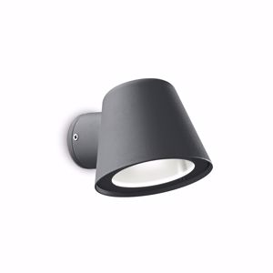 Ideal lux gas ap1 applique da esterno ip43 antracite illuminazione verso il basso