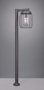 Lampione antracite da esterno giardino design lanterna ip44