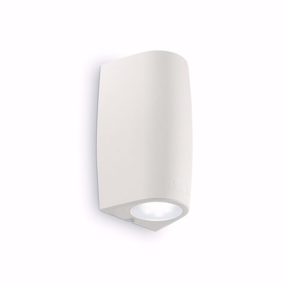 Keope ap2 applique da esterno ip55 bianco up e down ideal lux