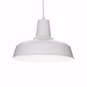 Moby sp1 bianco ideal lux lampadario per cucina bianco