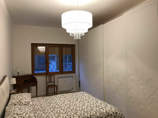 Opera sp6 ideal lux lampadario per camera da letto paralume bianco con cristalli