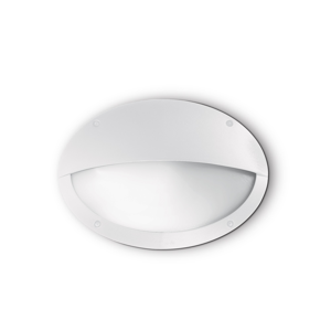 Medea-2 ap1 applique per esterno ip66 bianco ovale ideal lux