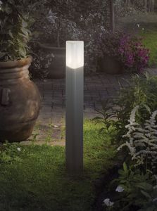 Pulsar pt1 lampione da giardino esterno antracite ip44 ideal lux