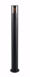 Lampione da giardino cilindro nero moderno ip44