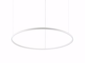 Ideal lux oracle slim sp d090 round 4000k grande lampadario design cerchio bianco