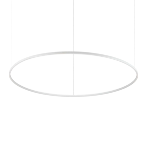 Oracle slim sp d150 round ideal lux lampadario bianco da soggiorno led 89w 4000k