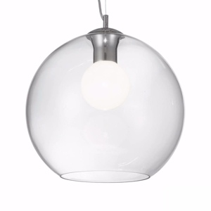 Nemo sp1 d40 ideal lux lampadario sfera in vetro trasparente