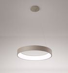 Affralux band diodi lampadario moderno anello led 25w 3200k sabbia 45cm