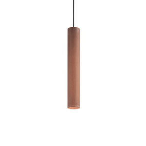Ideal lux lampada corten a sospensione per bancone isola cilindro