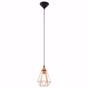 Lampada a sospensione metallo colore rame