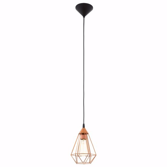 Lampada a sospensione metallo colore rame