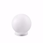 Ideal lux carta pt1 d40 lampada da terra sfera 40cm bianca effetto carta