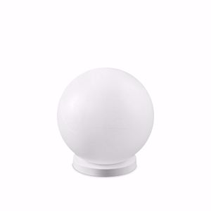 Ideal lux carta pt1 d40 lampada da terra sfera 40cm bianca effetto carta