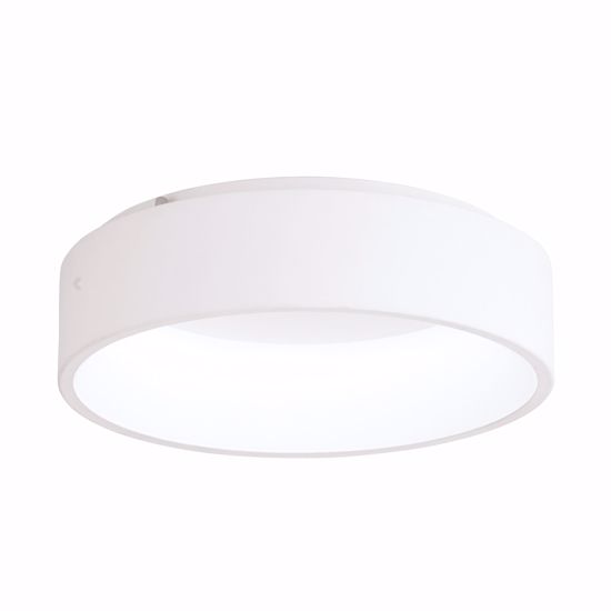 Plafoniera led 45cm 25w 3000k dimmerabile bianco moderna rotonda