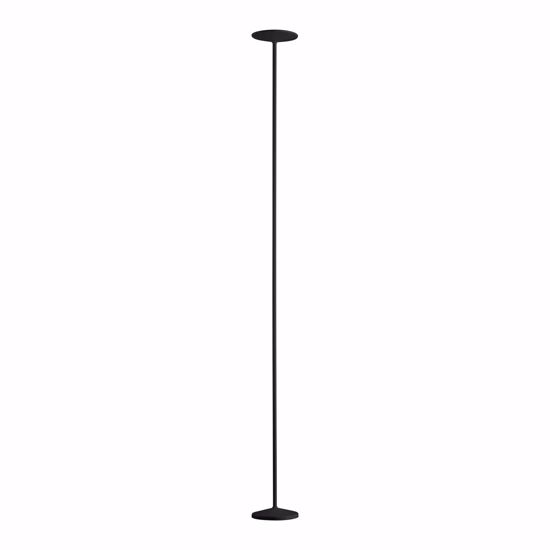 Piantana linea light poe design minimal led 25w 3000k moderna nera