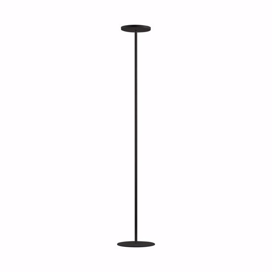 Joshua linea light lampada da terra nera led 24w 3000k luce orientabile