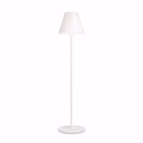 Itaca pt1 ideal lux lampada da esterno ip44 bianca paralume materiale plastico