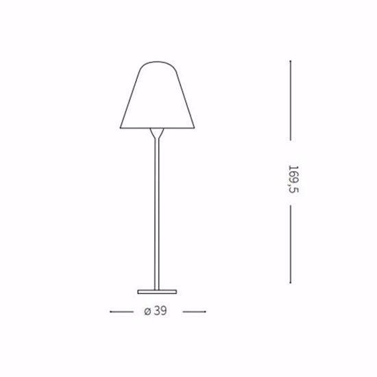 Itaca pt1 ideal lux lampada da esterno ip44 bianca paralume materiale plastico