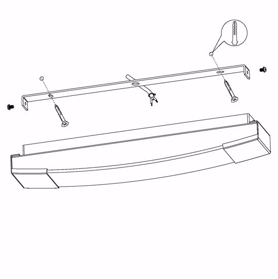 Applique per specchio per bagno ip44 16w 4000k cromato