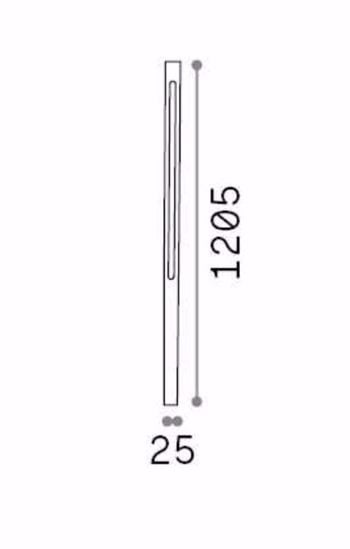 Lampione da esterno moderno jedi pt h120 ideal lux antracite ip65