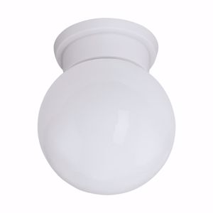 Plafoniera lampada da soffitto sfera di vetro bianco