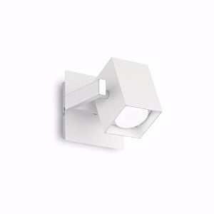 Mouse ap1 applique da comodino per camera da letto luce orientabile bianco ideal lux