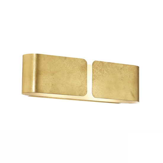 Clip ap2 applique per interno foglia oro design moderno ideal lux