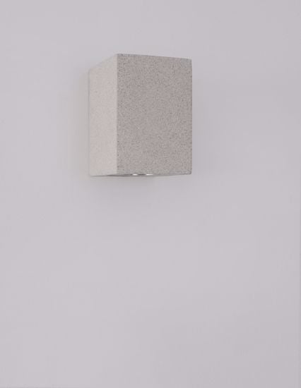 Applique da esterno cubo cemento bianco ip65