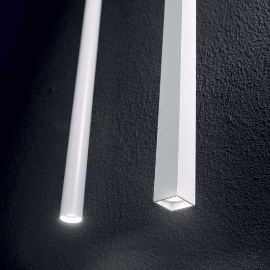 Ultrathin sp d100 round bianco ideal lux lampada cilindro led 11,5w 3000k