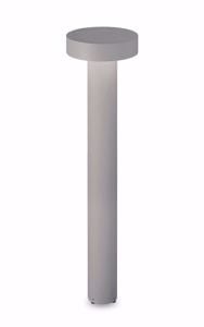 Tesla pt4 h80 ideal lux lampione per giardino grigio ip44
