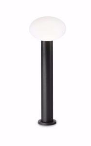 Clio mpt1 ideal lux lampione da esterno ip44 nero moderno e27
