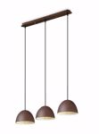 Folk sp3 ideal lux lampadario a tre luci per cucina coffee