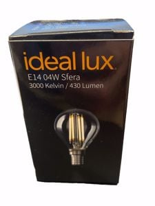 Confezione n&deg;10 lampadine e14 led 4w 3000k 480lm sfera ideal lux