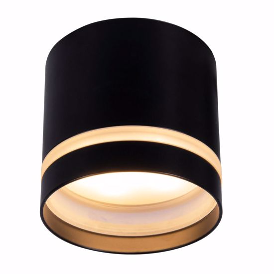 Faretto nero cilindro gx53 led