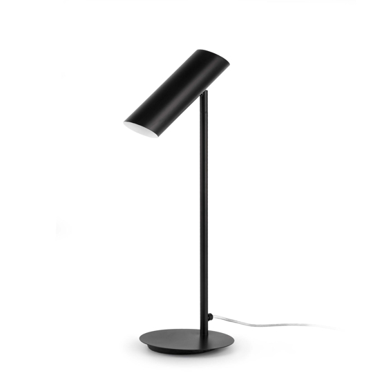 Lampada da scrivania nera design moderna orientabile