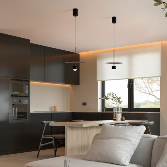 Lampadario design moderno per tavolo soggiorno