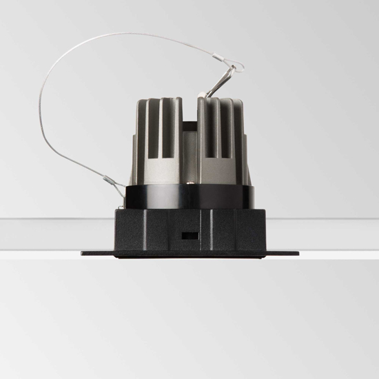 Ideal lux game trimless faretto da incasso quadrato a soffitto  bianco 11w 3000k
