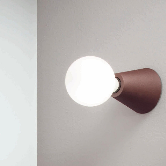 Plafoniera per interni design corten pl fog ondaluce