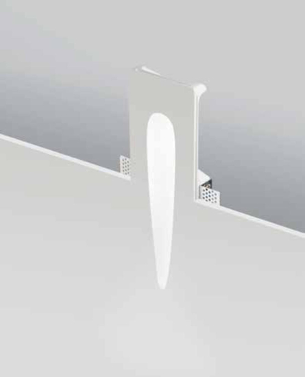 Segnapasso gesso da incasso luce scala limbo ondaluce led 1w 3000k 220v