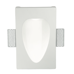 Faretto gesso a scomparsa segnapasso led 1w 3000k ondaluce liscio