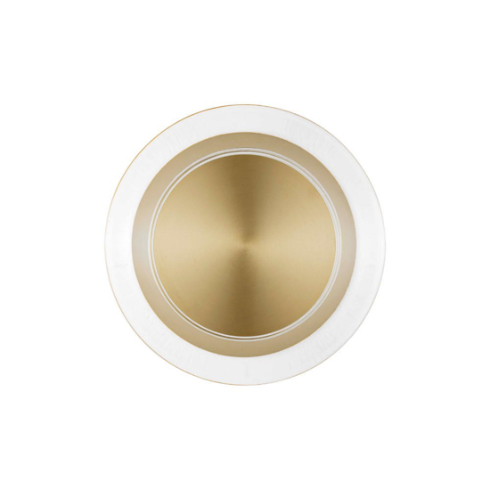 Applique dorata moderna led 8w 3000k per camera da letto