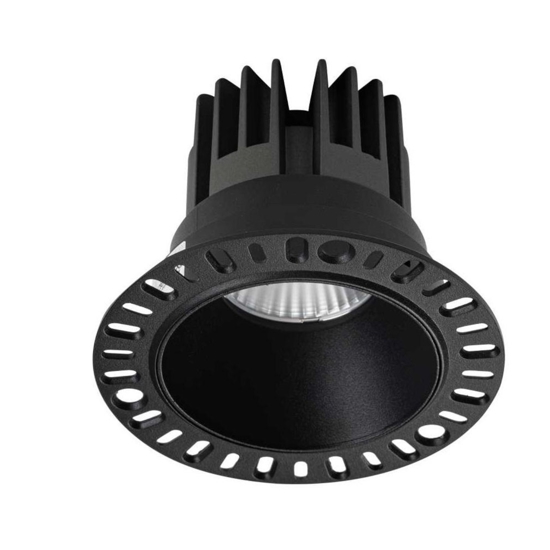 Faretto incasso a led game trimless ideal lux 11w 3000k 220v rotondo