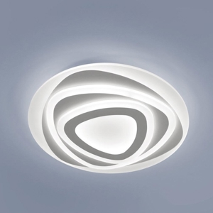 Plafoniera vivida bud design moderna bianca led 46w 3000k 4000k