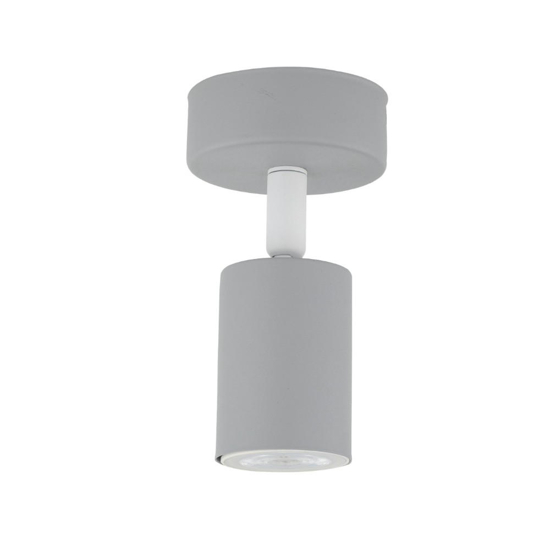 Applique da parete spot grigio orientabile