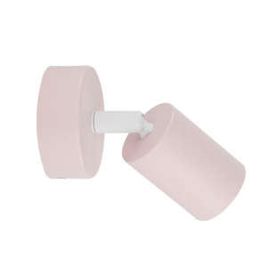 Applique rosa da parete soffitto orientabile per interni