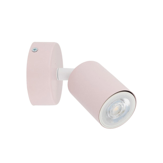 Applique rosa da parete soffitto orientabile per interni
